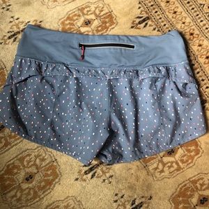 Lululemon Speed Short in Blue Confetti